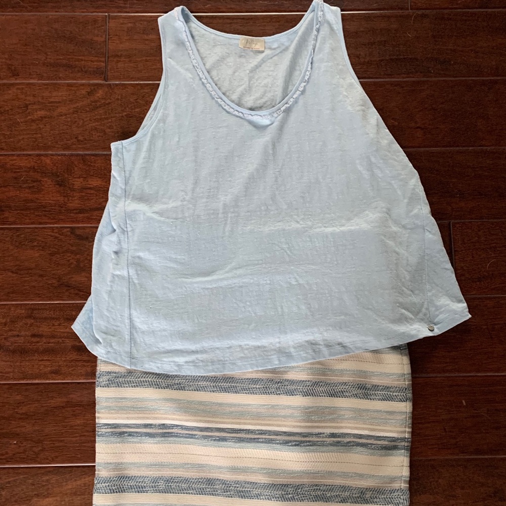 Blue Wrap London Tank Top